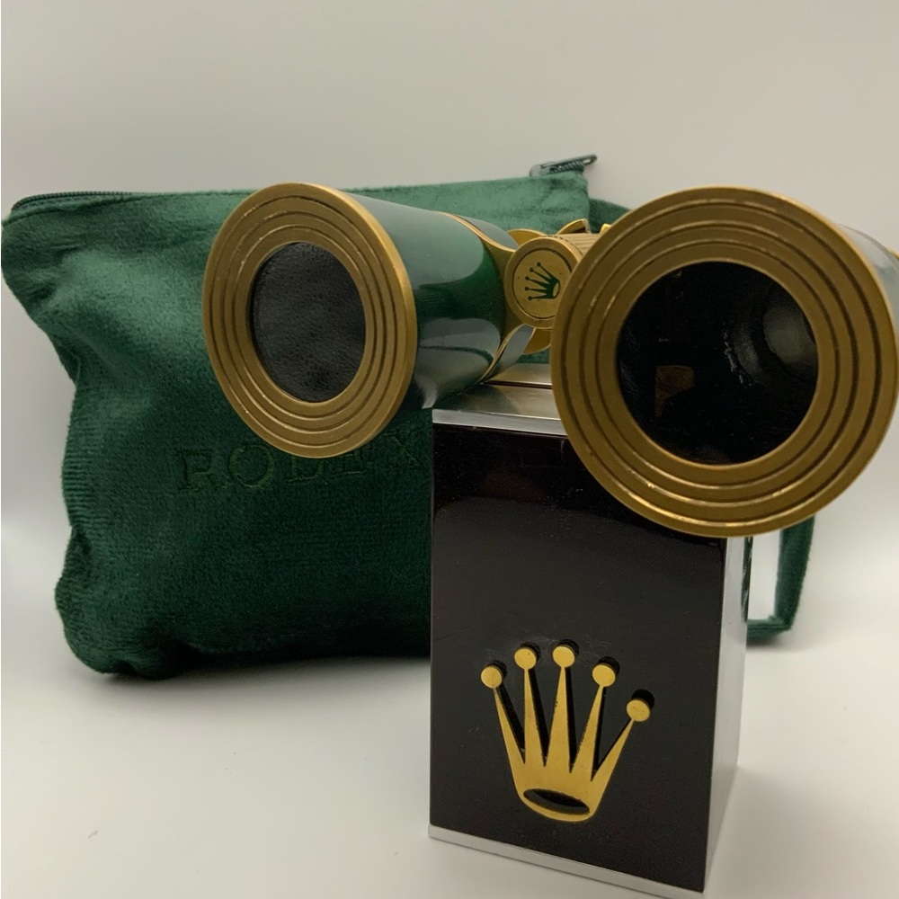 Rolex Green and Gold Opera Glasses - Picture 4 of 6